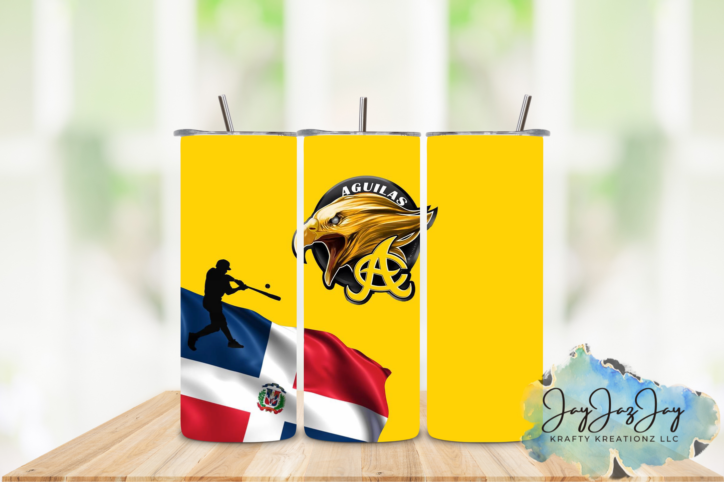 Aguilas w/ Flag 20oz Tumbler