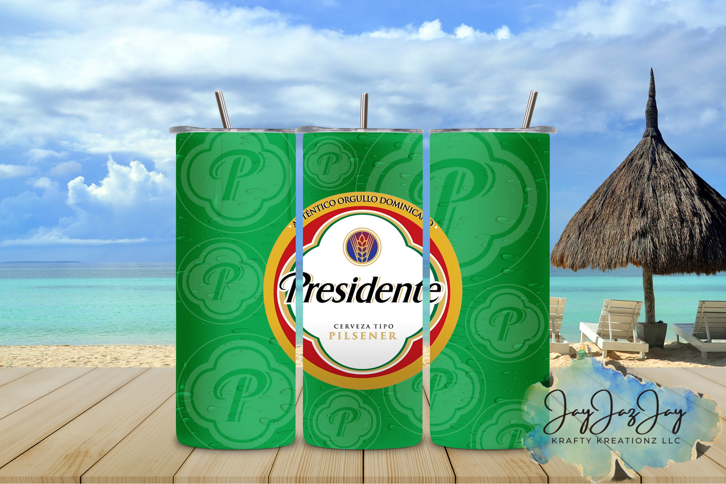 Cerveza Presidente 20oz Tumbler