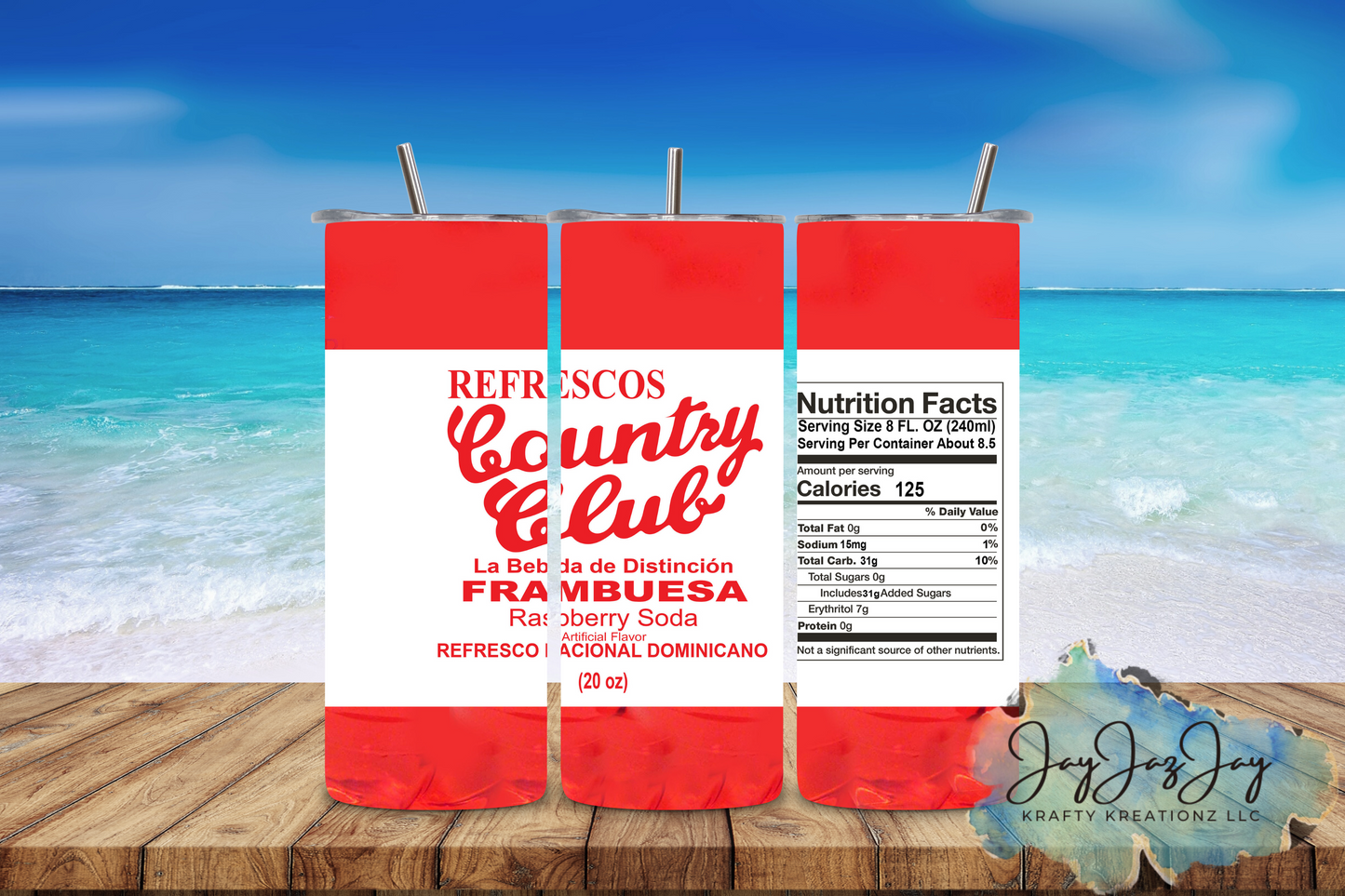 Dominican Country Club Frambuesa 20oz Tumbler