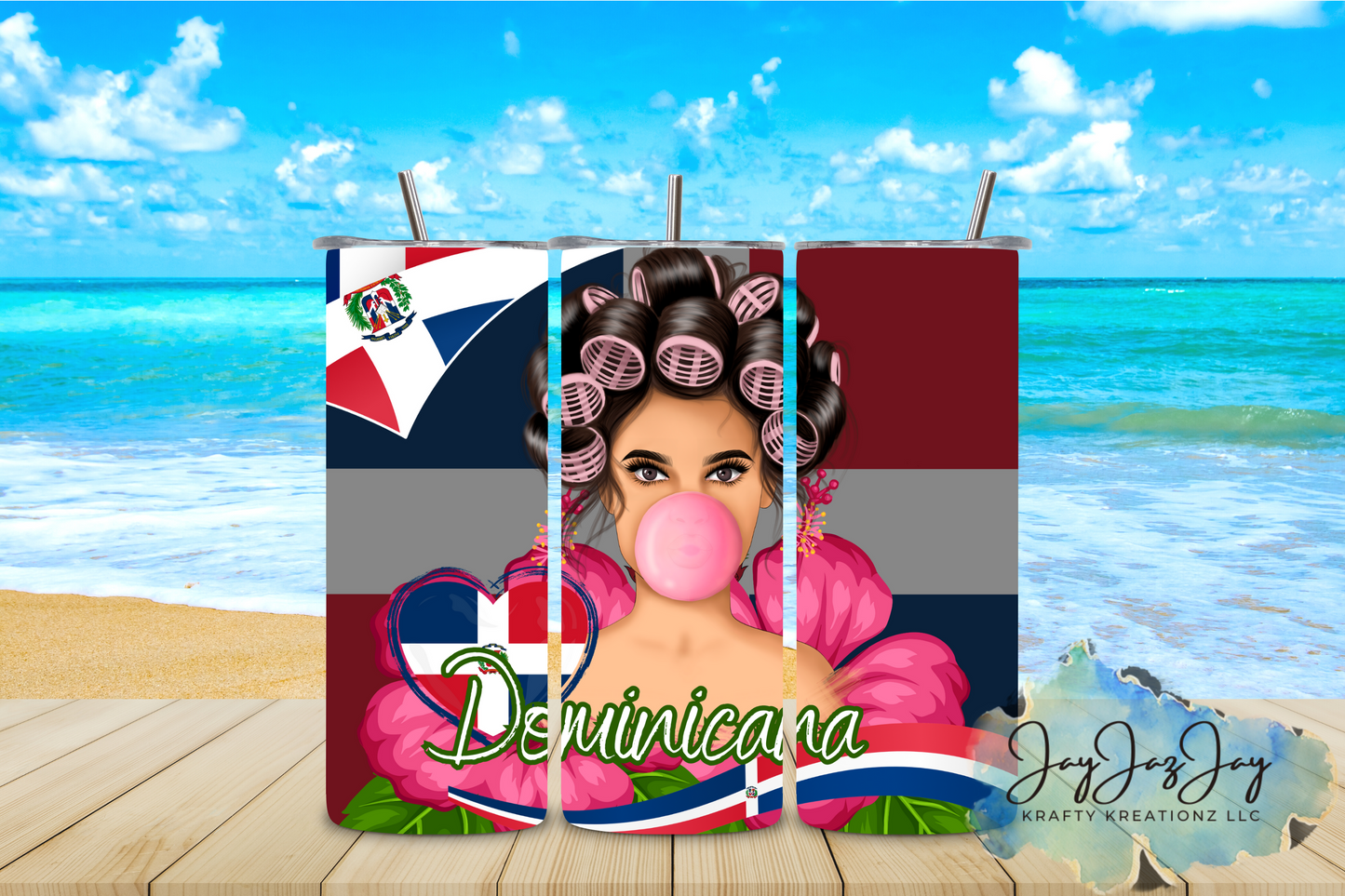Dominicana con su Rolos 20oz Tumbler