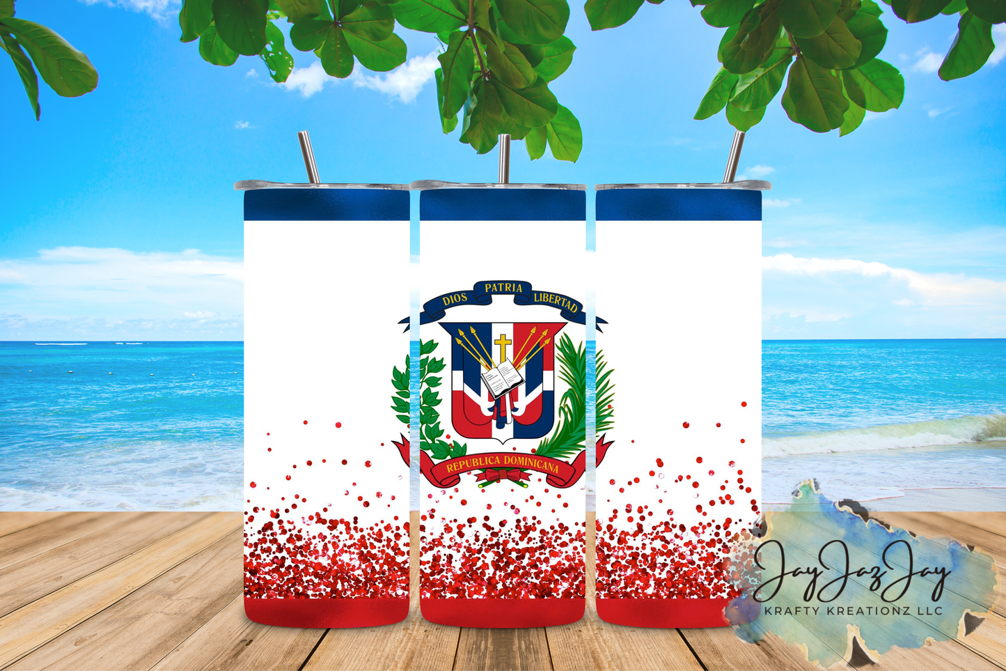 Escudo Dominicano 20oz Tumbler