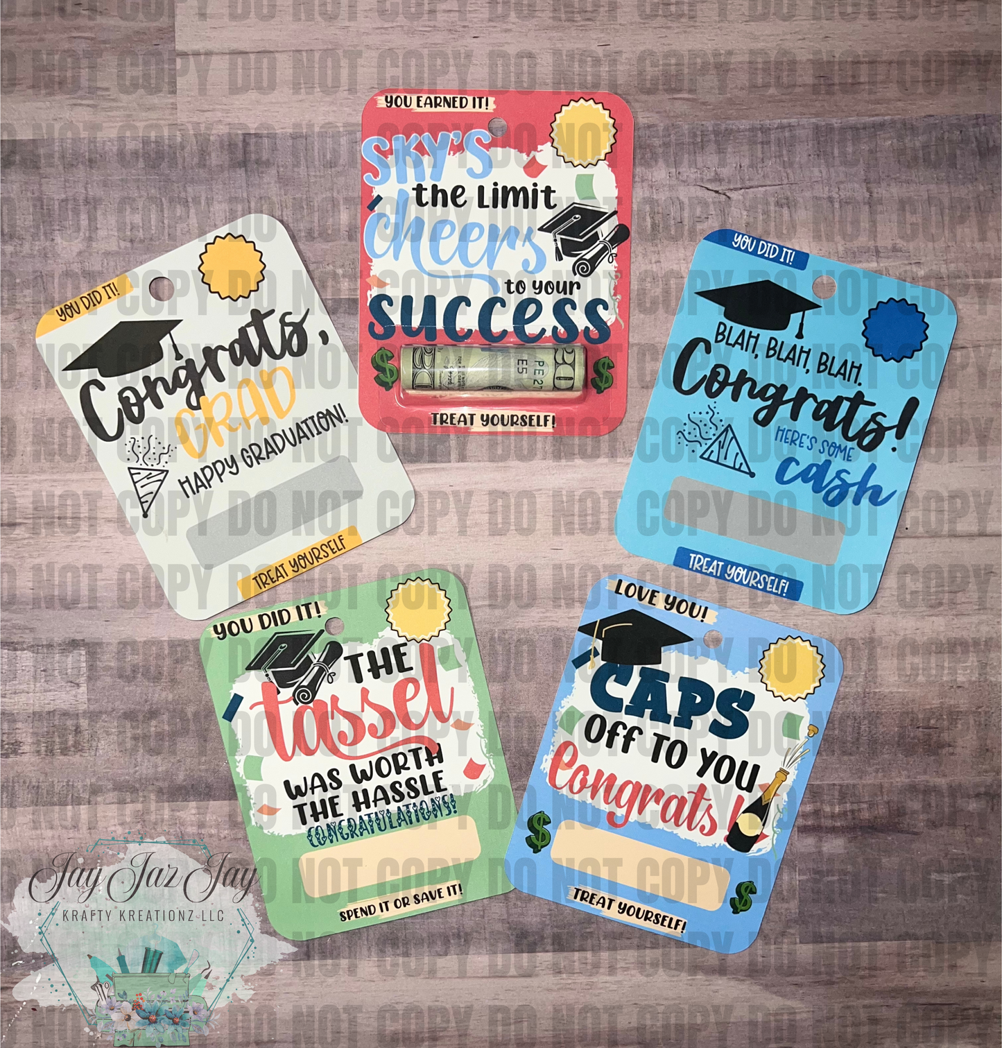 Graduation Money Cards