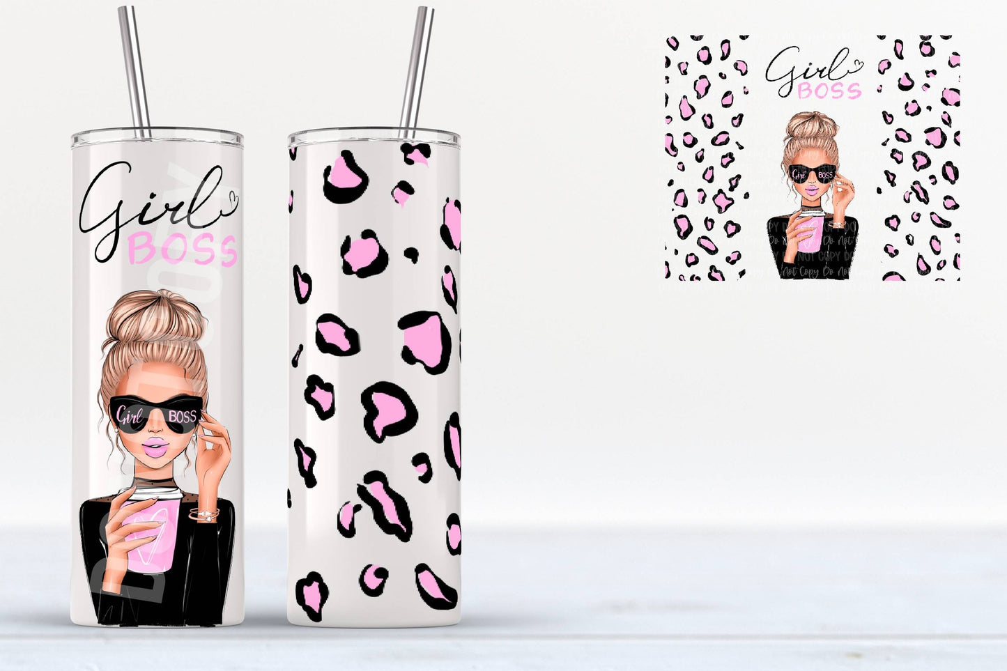 Girl Boss Blonde Tumbler