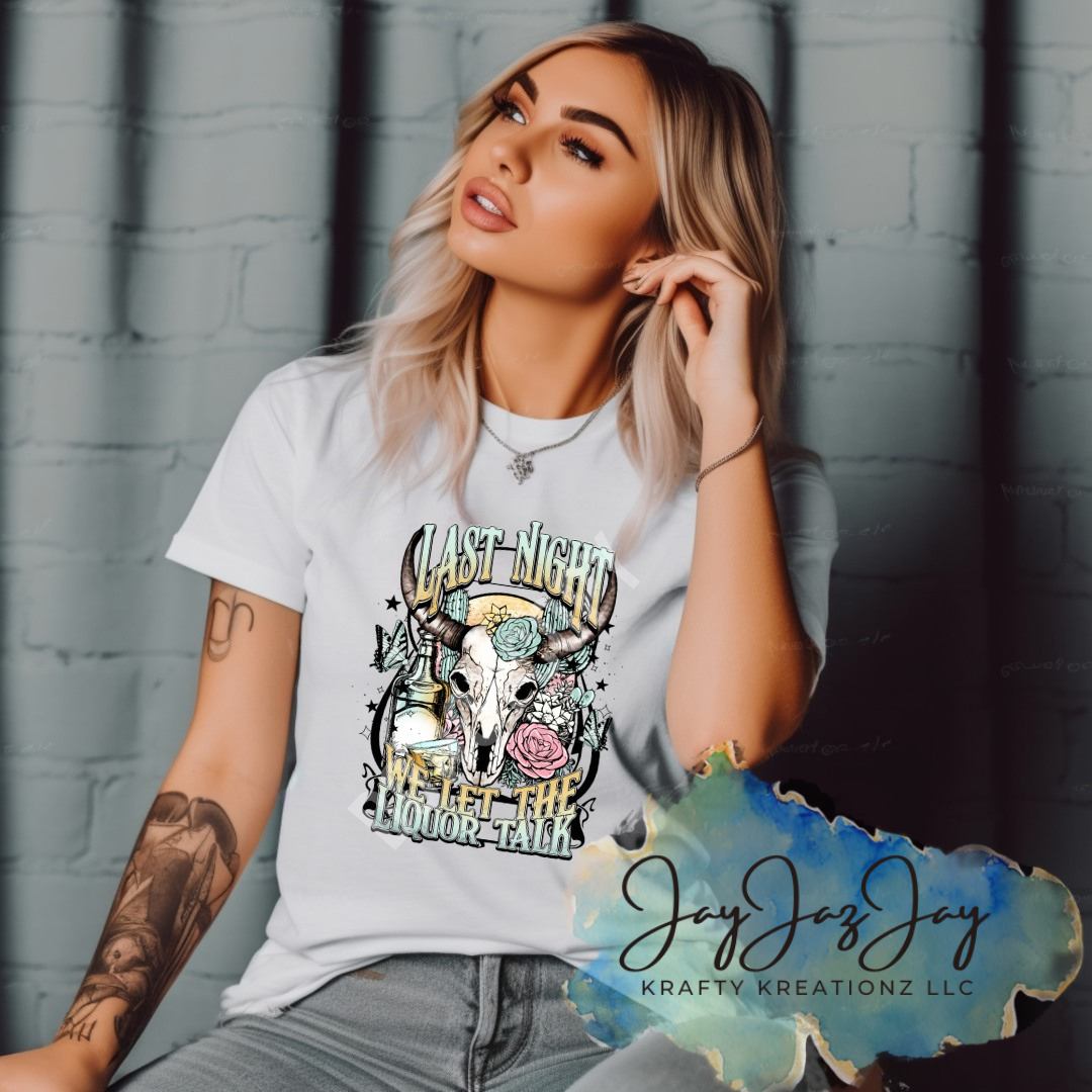 Liquor Western T-Shirt