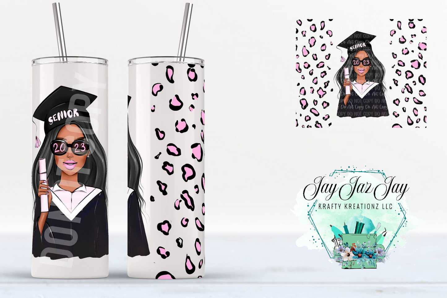 Senior African American Babe Tumbler