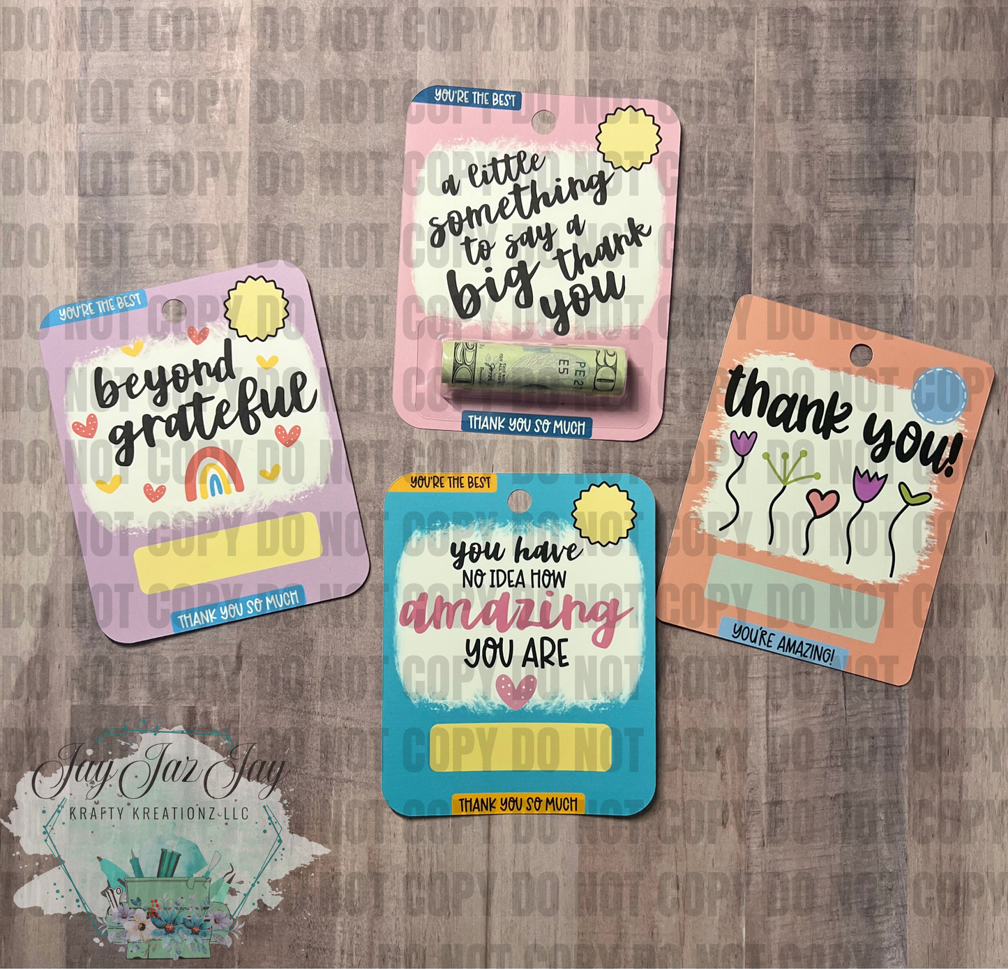 Thank You Money Cards