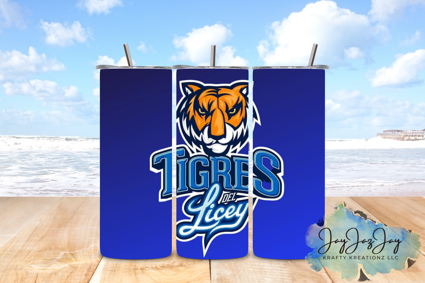 Tigres Del Licey Dominican Baseball 20oz Tumbler