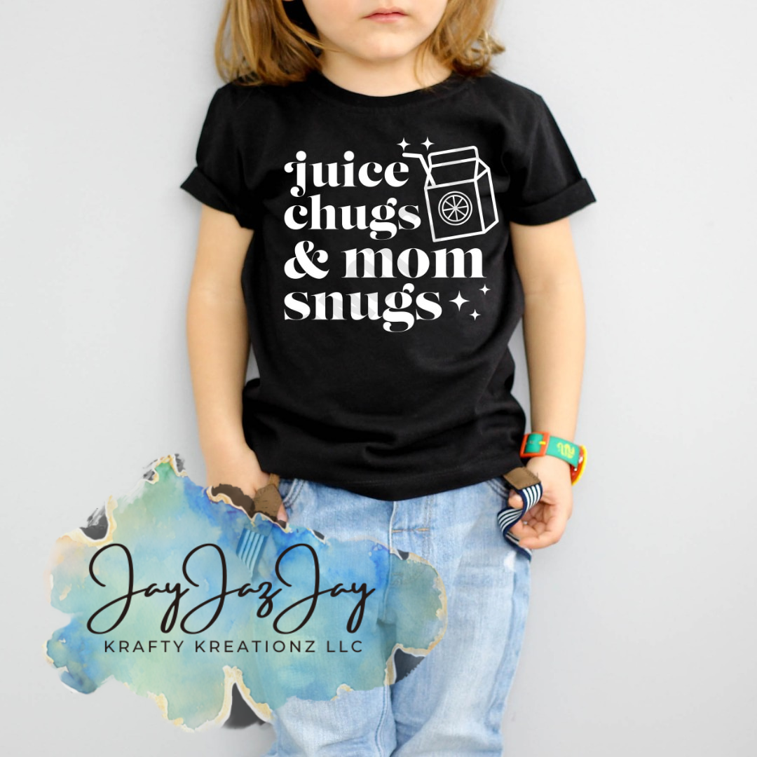 Juice Chugs & Mom Snugs T-Shirt