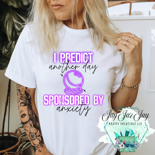 Sponsored By Anxiety T-Shirt