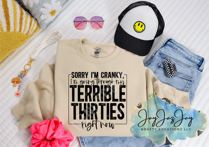 Terrible Thirties T-Shirt